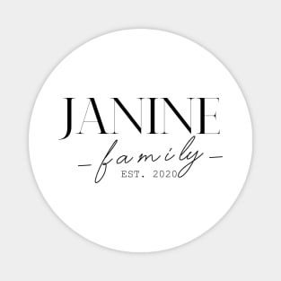 Janine Family EST. 2020, Surname, Janine Magnet